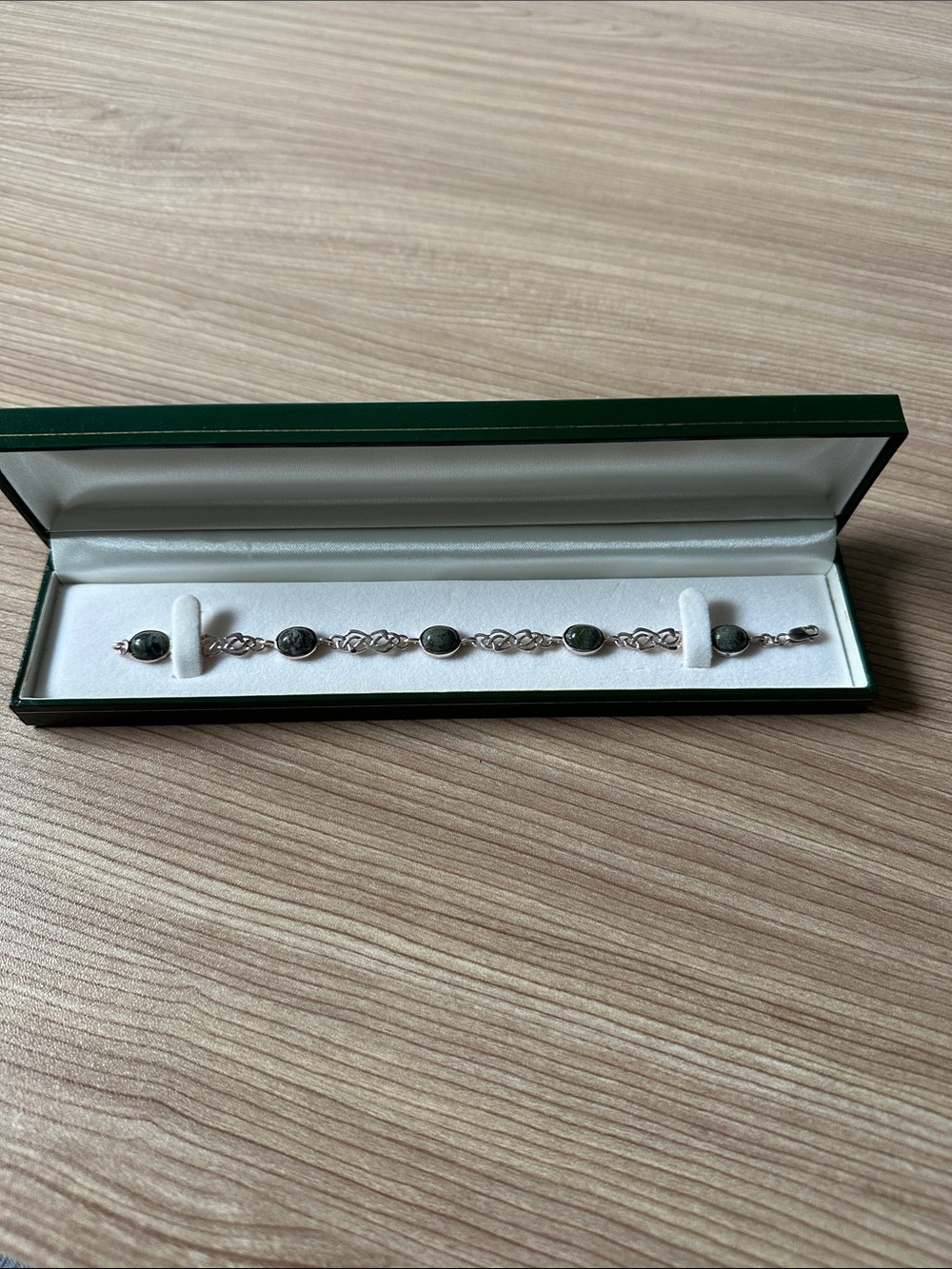 Connemara Marble Bracelet - Sterling Silver